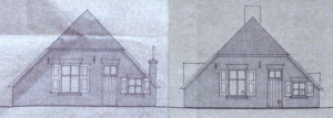 BOE 7 Spalder bouwtekening voor en na 1968